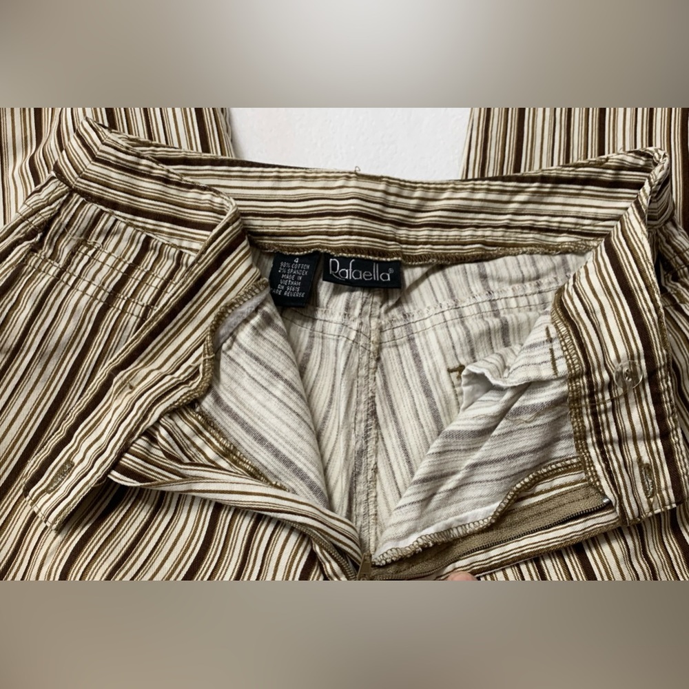 RAFAELLA STRIPED PANTS - SZ 4 - Picture 4 of 8